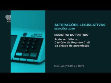 Regras para as Eleições 2020